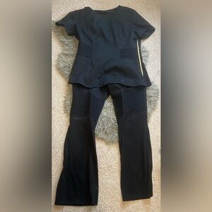 Jaanuu Black Scrub Set